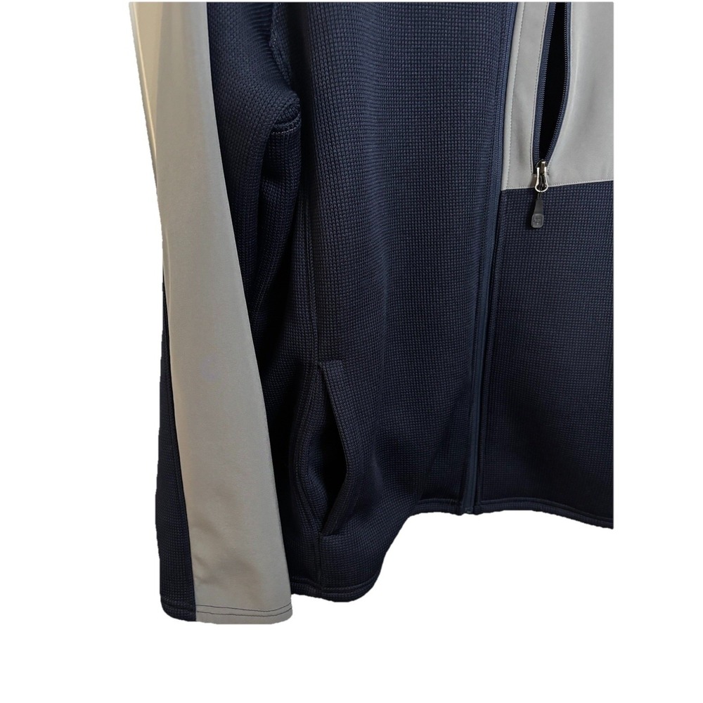 Swiss Tech Mens Full Zip Softshell Hybrid Jacket Navy Grey 2XL SM46604YB - Picture 3 of 14